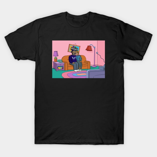 TBGWT Couch T-Shirt by The Black Guy Who Tips Podcast